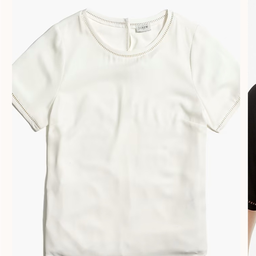 J. Crew Kids Cream Short Sleeve Tee